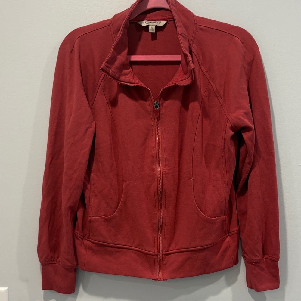 Liverpool Women's Bold Red Bomber Jacket